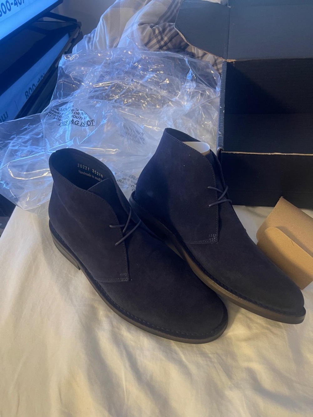 Thursday Boot Company Men's Suede Chukka Boots - Dark Blue